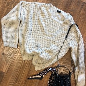 Oatmeal Knit Oversized Sweater